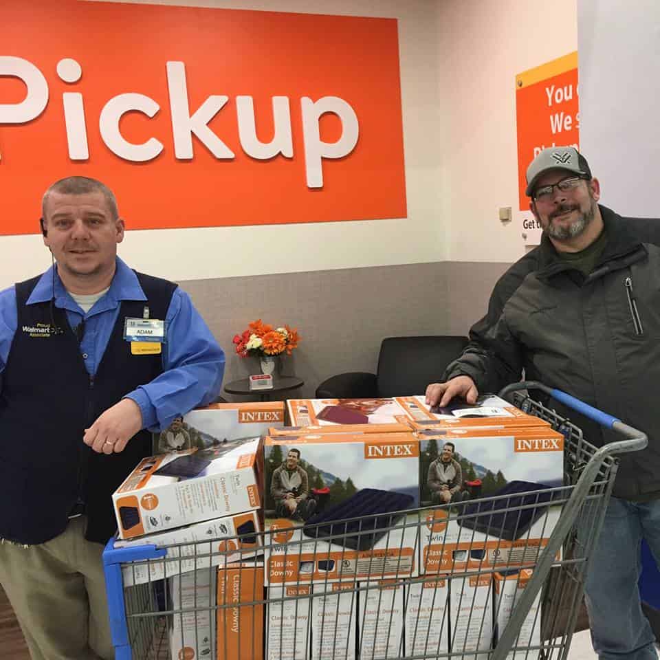 Walmart donating to Cold Weather Shelter in Chillicothe