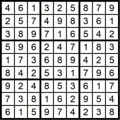 Very Easy Sudoku