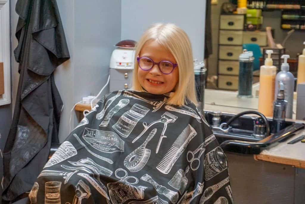 Circleville girl donates beautiful hair to wigs for kids Dimple Times