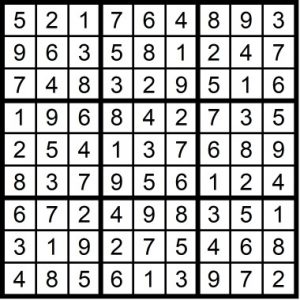 Sudoku Madness Very Easy February 2019