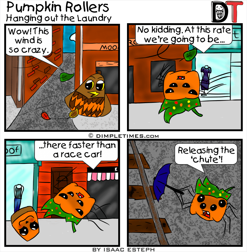 Pumpkin Roller Comic - Pumpkin Rollers - April 2019