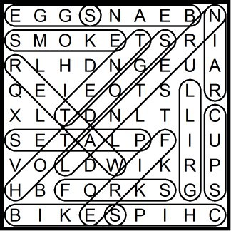 Gibbys Lets Go Camping Word Search