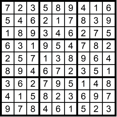 Sudoku Hard May 2019