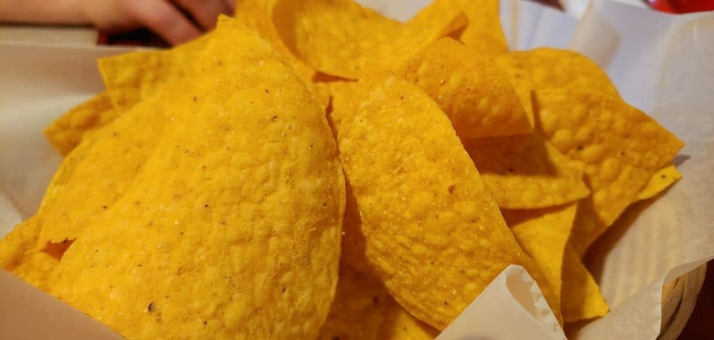 Chips from El Palomar Mexican Restaurant