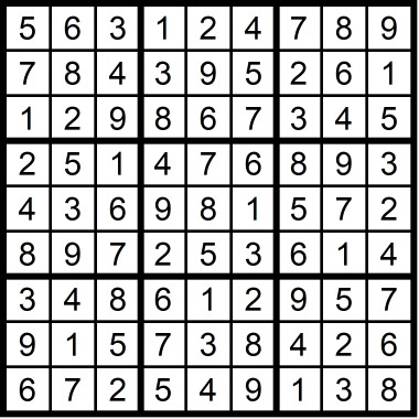 Medium Sudoku July 2019