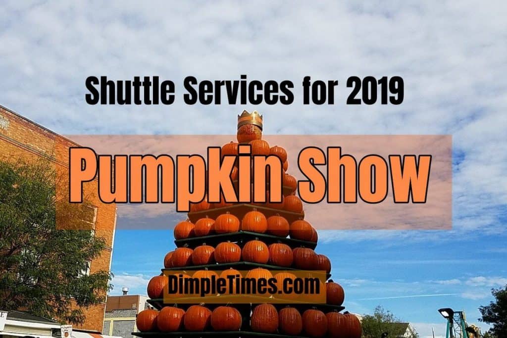 Circleville Pumpkin Show 2019 shuttle services