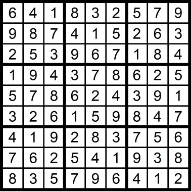 Medium Sudoku August 2019