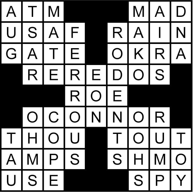Space Science crossword puzzle October 2019