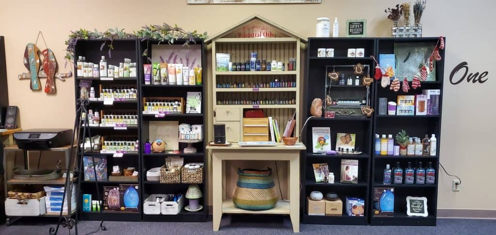 Essential Oil Section inside Healthy Life Solutions