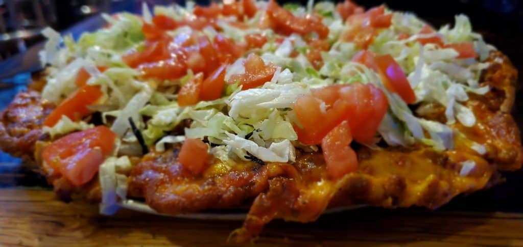 Taco Pizza from Gant's Pizza and Pub