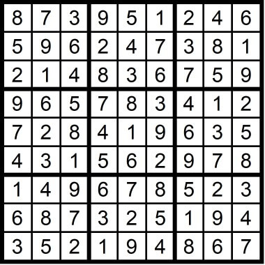 Hard Sudoku January 2020