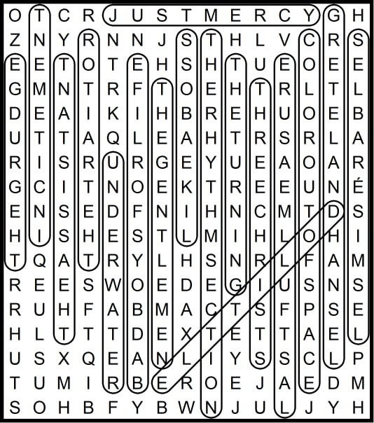 2020 at the Movies Word Search January 24 2020