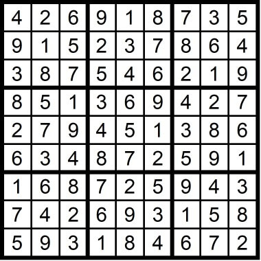 Medium Sudoku January 24 2020