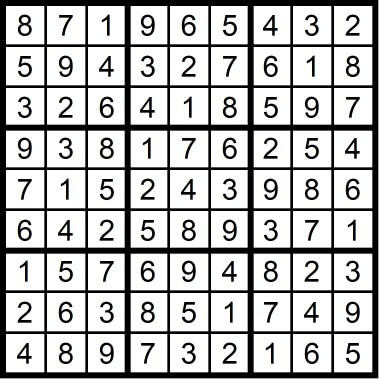 Easy Sudoku March 13 2020