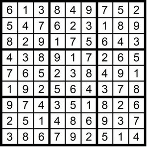 Easy Sudoku March 27 2020