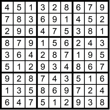 Medium Sudoku March 13 2020