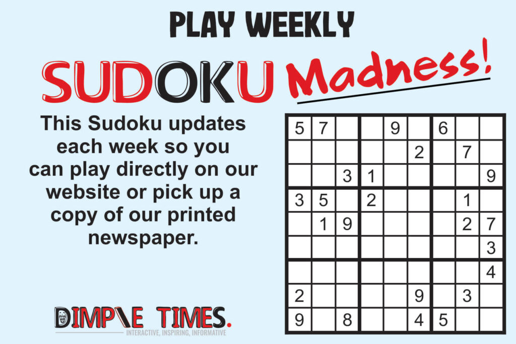 Play weekly Sudoku online