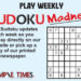 Play weekly Sudoku online
