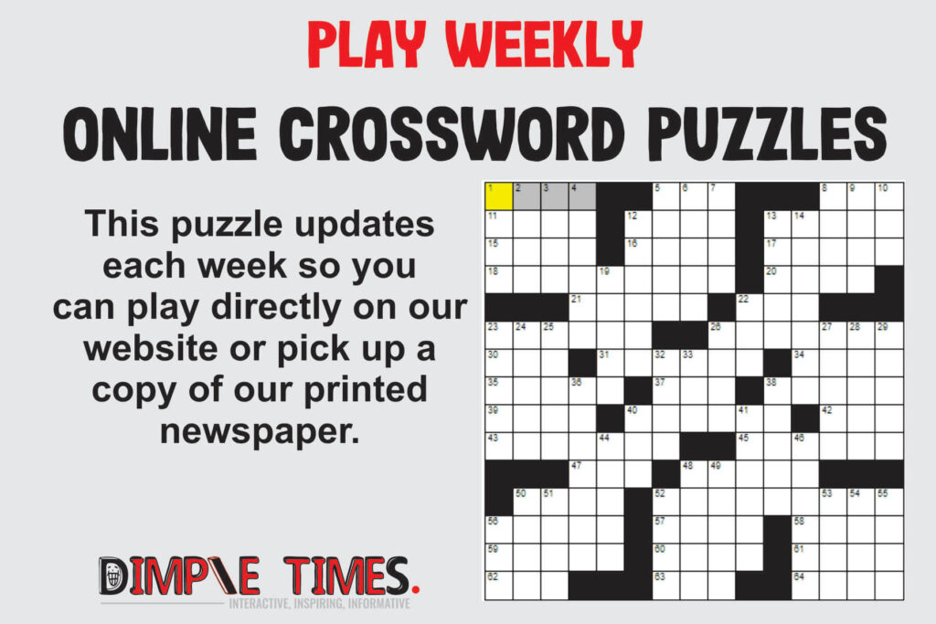 Play weekly crossword puzzles