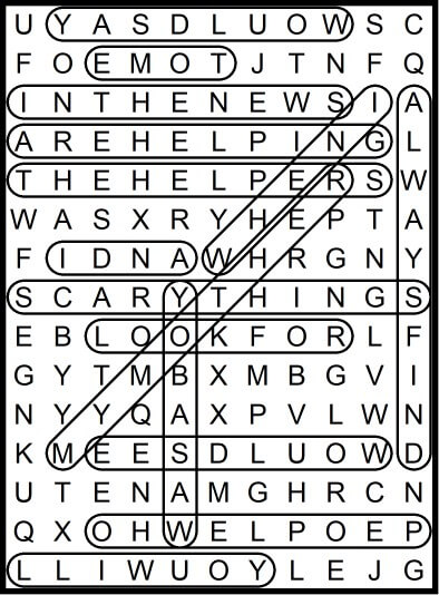 Mr Rogers Quote word search April 10 2020