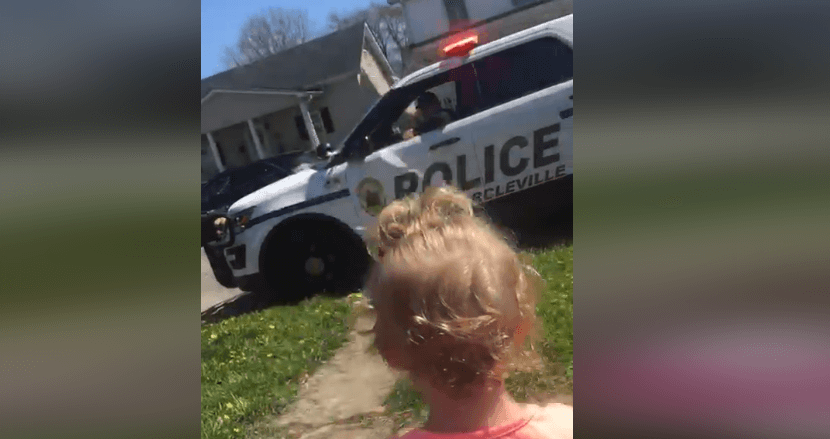 surprise visit by police