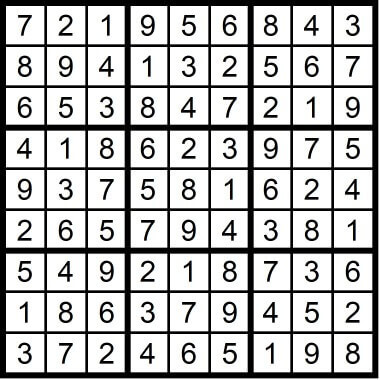 Sudoku Medium May 8 2020