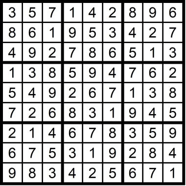 Sudoku Medium July 24 2020