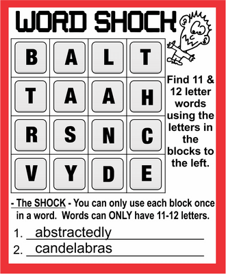 Word Shock July 10 2020