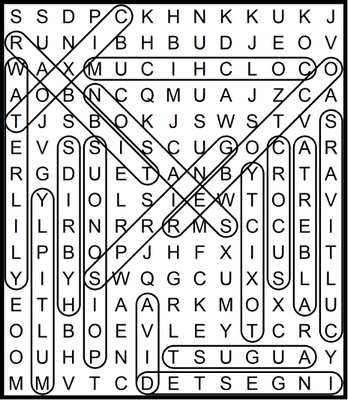 Ask the Gardener Word Search August 28 2020