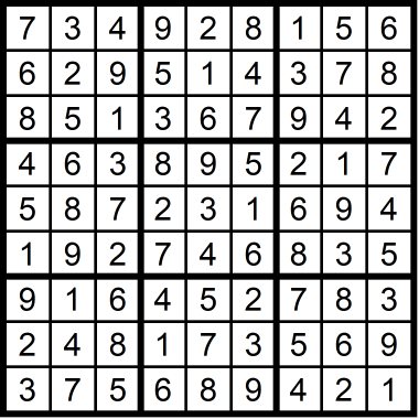 Sudoku Easy August 28 2020