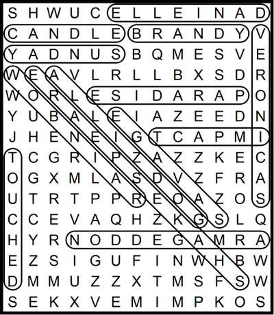 Throwback Word Search August 14 2020
