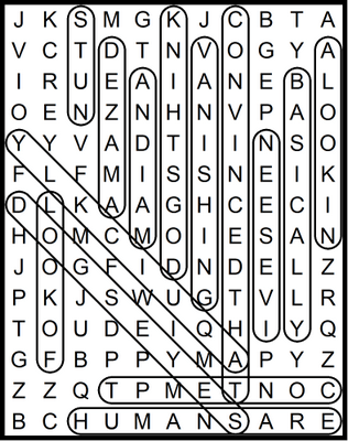Word Search John Steinbeck Quote Vertical
