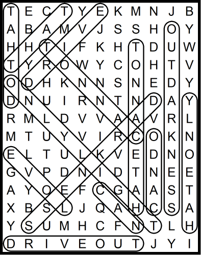 Word Search Martin Luther King Jr August 14 2020