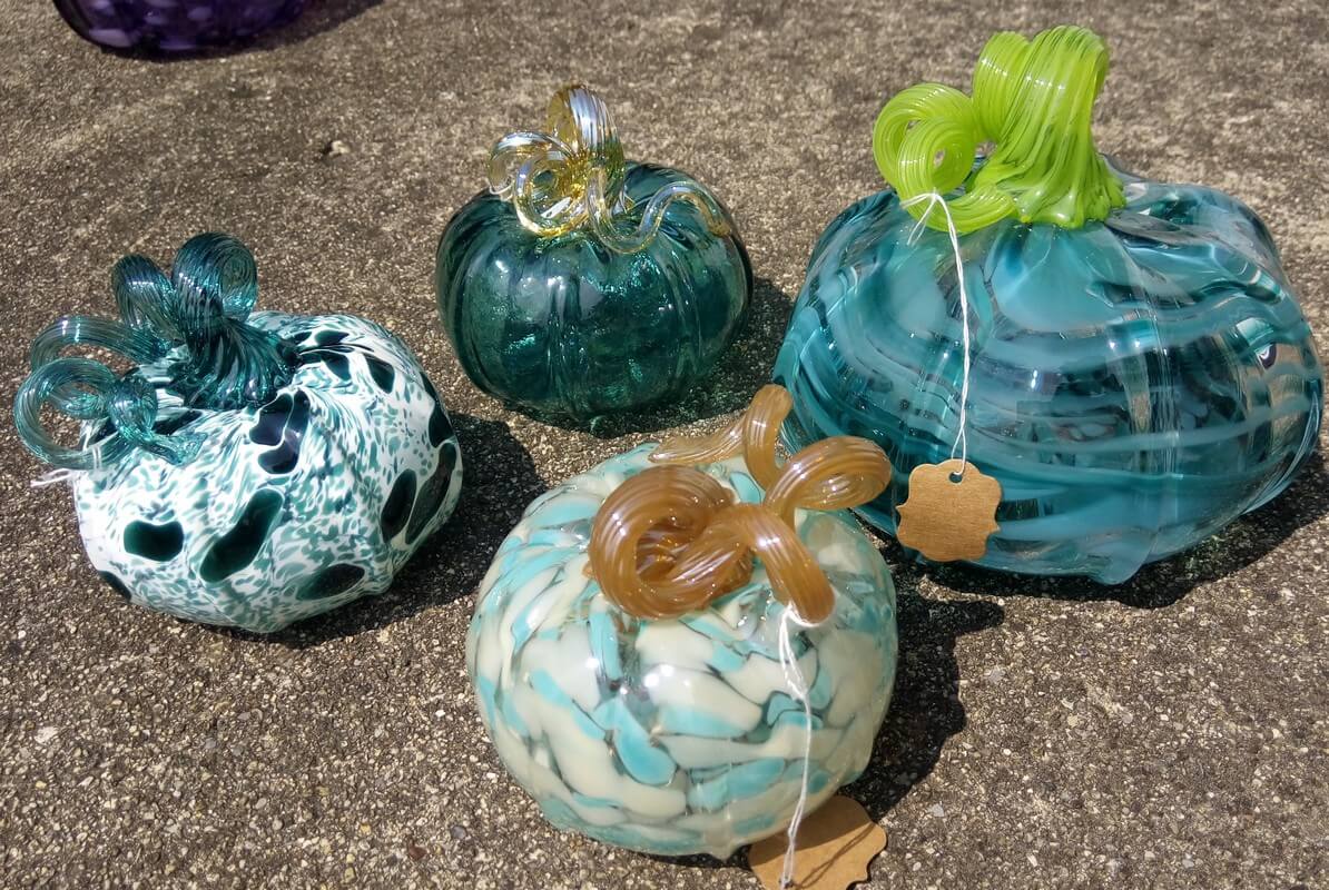 Glass color pumpkins Matt takacs