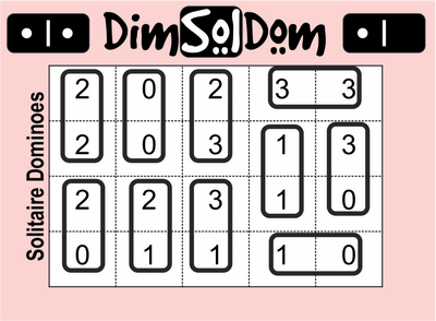 DimSolDom Solitaire Dominoes October 9, 2020