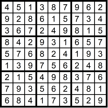 Sudoku Medium 2 September 25, 2020