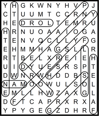 Bible word Search I Peter - November 20, 2020