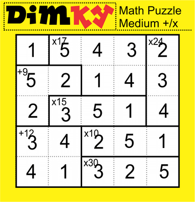 DimKey Math Puzzle November 20, 2020