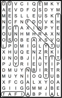 Monkey Bars Word Search November 6, 2020 Vertical