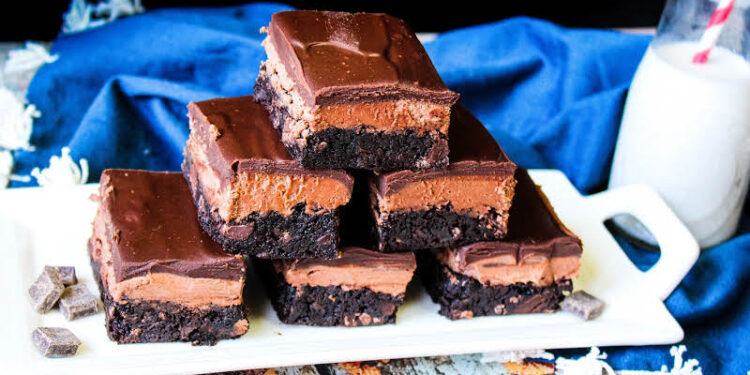 Death by Chocolate 3 Layer Brownies