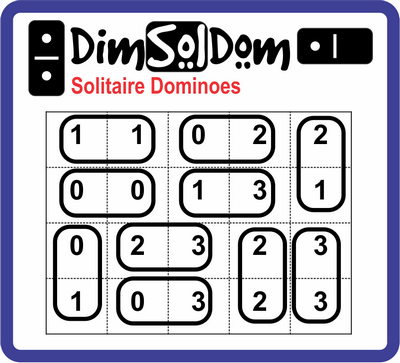 DimSolDom Solitaire Dominoes January 28, 2021