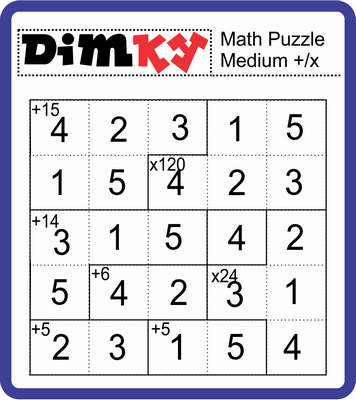 Dimkey Math Puzzle January 28, 2021