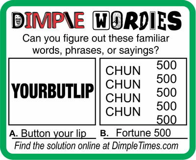 Dimple Wordies January 14, 2021