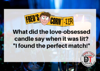 Fred's Corn-ier candle perfect match