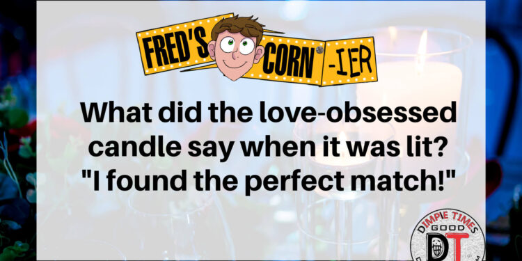 Fred's Corn-ier candle perfect match