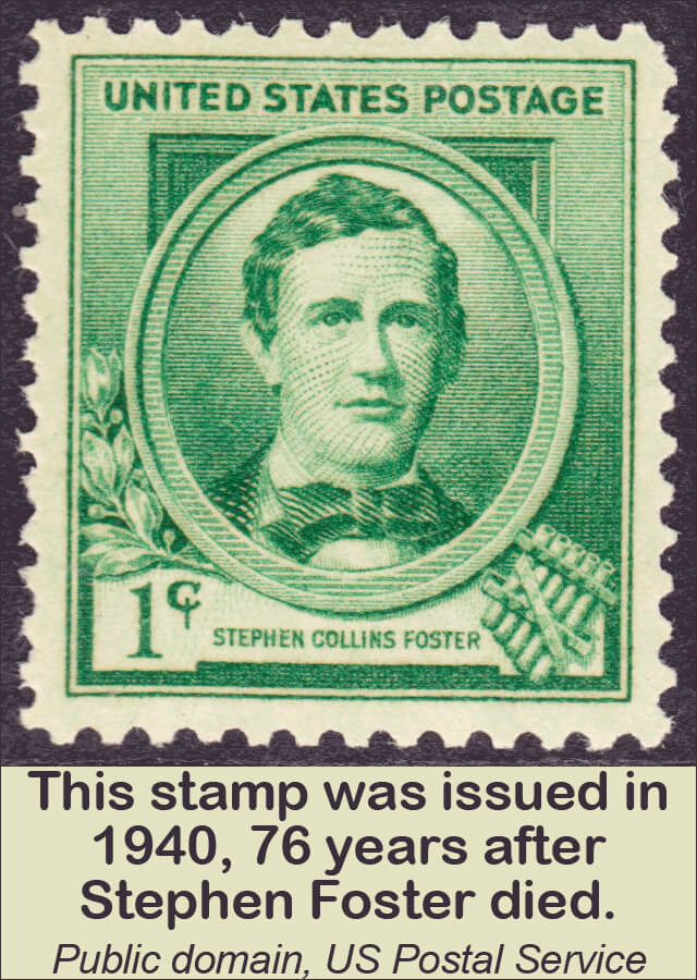 Stephen Foster Postage Stamp