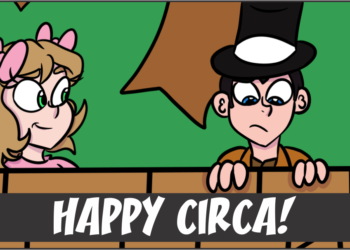 Comic Strip Happy Circa