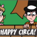 Comic Strip Happy Circa