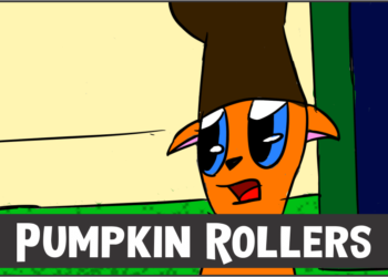 Pumpkin Roller Comic - don't get the boot - Fair edition