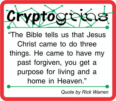 CyrptoGrins Rick Warren Quote February 11, 2021